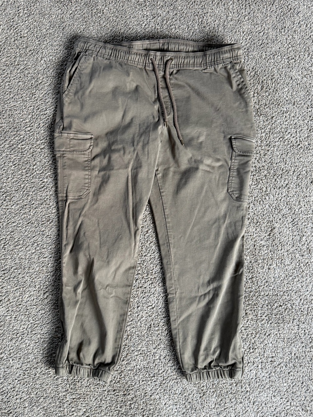 Women's Olive Cargo Joggers by Natural Reflections